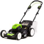 self propelled mower with battery included